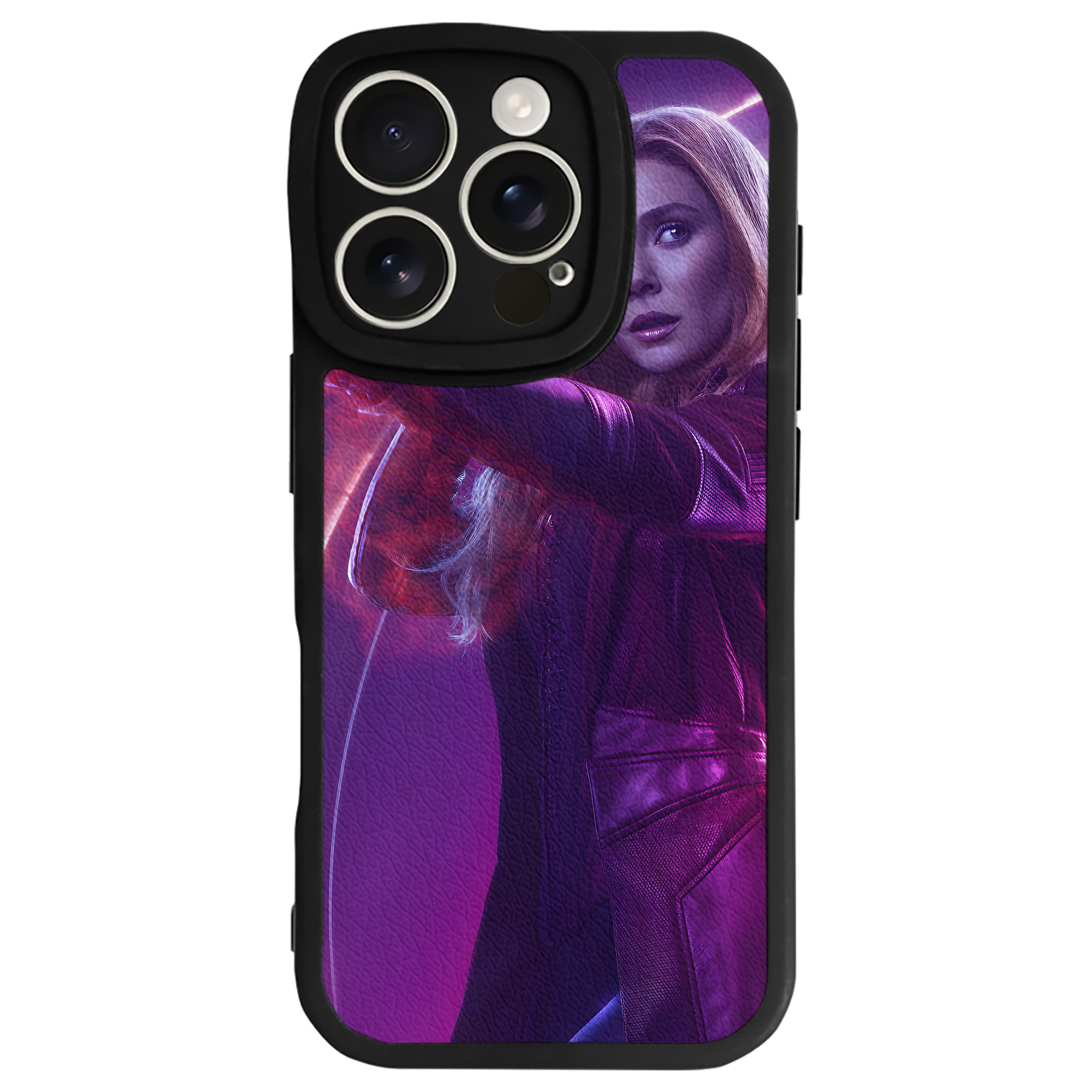（画像用） アベンジャーズ The Avengers 【iPhone 16シリーズ対応】シリコンスマホケース（レザー調） 材質：シリコン